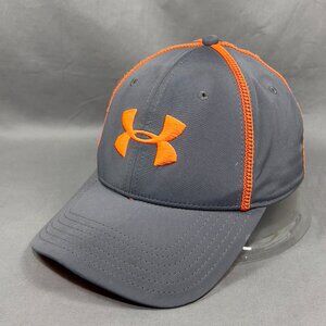 Under Armour MD/LG Hat Cap Gray Chino Baseball Performance Tennis Golf Dad Mens
